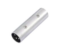 5 pezzi - OMNITRONIC Adattatore Professionale XLR maschio-maschio in Metallo per