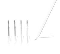 5 Pezzi Originale Punte di Ricambio per Xiaomi Focus Pen Xiaomi Pad 6S Pro 12,4" & Xiaomi Pad 7/7 Pro 11,2", Più Duraturo, Controllo Preciso, Amichevole Scherm, Bianco