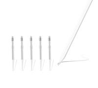 5 Pezzi Originale Punte di Ricambio per Xiaomi Focus Pen Xiaomi Pad 7 Pro/7/6S Pro, Più Duraturo, Controllo Preciso, Amichevole Scherm, Bianco