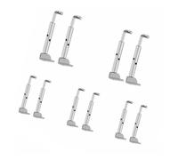 5 pezzi oro/argento/nero mentoniera violino 1/4 1/2 3/4 4/4 piccole parti divise come accessori di ricambio accessori violino per principianti(Silver)