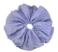 5 pezzi oversize increspato pizzo satinato Scrunchie temperamento donna esagerato copricapo a fascia for capelli a doppio strato per donne o ragazze(Color4)
