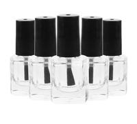 5 pezzi / pacco Flacone vuoto per smalto per unghie da 5 ml con pennello