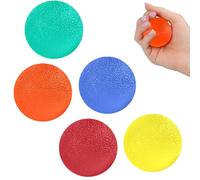 5 Pezzi Palline Antistress per Terapia Manuale, Palla Antistress Mano Massaggio Palline Palla Palline Gomma Riabilitazione per Esercitare Le Dita Riabilitazione, Fisioterapia e Alleviare Lo Stress