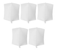 5 Pezzi Palloncini Decorativi Quadrati in Pa, Fluttuano Elio | Set, Scrivibili Pennarelli Permanenti, Effetto Realistico per Matrimoni e Tributi