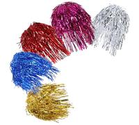 5 Pezzi Parrucca Colorata Corta in Seta Termoresistente per Feste | Moda per Party e Temi, Accessorio per Cambiare Stile Quotidiano, come Oggetto per Foto