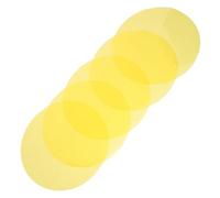 5 Pezzi Pellicola Filtro per Luce Calda Pet Gialla per Lampade, 2 | Correzione Colore Illuminazione, Alta Trasparenza e Installazione Rapida, per Casa e Zona Pranzo, Anello Luminoso