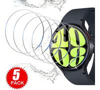 5 pezzi Pellicola protettiva in vetro temperato compatibile con Samsung Galaxy Watch 8 Classic 40mm 44mm Ultra 2025 FE Watch7 Watch5 Pro Watch4 Watch6 Classic, antigraffio, compatibile anche con Garmi