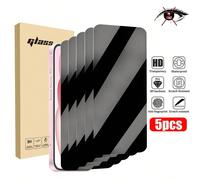 5 pezzi Pellicola protettiva in vetro temperato per privacy, compatibile con 17/11/12/13/14/15/16 Pro Max - Privacy su entrambi i lati, vetro temperato ultra-resistente, 5 volte più forte, protezione 