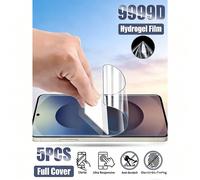 5 pezzi Pellicola protettiva per schermo idratante, compatibile con Samsung Galaxy S26 A57 A37, 15T Poco X7 Pro/Note 15, 17 Pro Max 16, Honor X9D ecc. Un'ottima scelta regalo per compleanni, famiglia