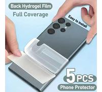 5 pezzi Pellicola protettiva per schermo in idrogel morbido, compatibile con Samsung Galaxy Galaxy Note10,Galaxy Note10+,Galaxy S20,Galaxy S20 Ultra,Galaxy Note20,Galaxy S20 FE,Galaxy S22,Galaxy S22 U