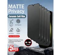 5 pezzi Pellicole protettive per schermo in ceramica opaca anti-spionaggio privacy, anti-riflesso e anti-impronte, a prova di esplosione e resistenti ai graffi per proteggere la vista, anti-spia, comp
