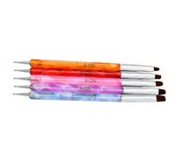 5 Pezzi Penna per Nail Art Doppia Punta per Dotting e Pittura
