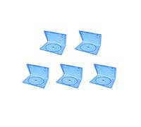 5 Pezzi per Custodia CD di Gioco per PS5, Custodia DVD Blu Trasparente, Scatola di Stoccaggio Protettiva per Dischi di Gioco Accessori