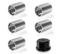 5 pezzi per MFG DRCOUP 125 1-1/4" femmina attacco a pozzo e 1 pz 1695 malleabile punta di azionamento, 1-1/4" sostituire per DRCAP 125