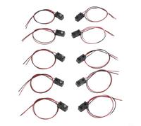 5 pezzi per modulo sensore fascio di rottura IR, interruttore fotoelettrico DC 3-5 V con 2 ms per risposta per robotica Arduino, kit di conteggio degli oggetti e rilevamento della distanza