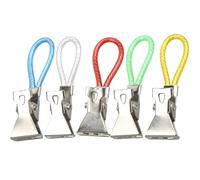 5 pezzi per strofinacci da cucina | Piccole clip in metallo strofinaccio | Per cuochi amatoriali inquilini Appartamento Dormitorio Camping-Car Lavanderia Garage Seminterrato Camera Studio