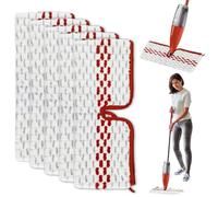 5 Pezzi per Vileda 1-2 Spray Max Lavapavimenti Ricambio Kit, Panno in Microfibra Riutilizzabile Scopa Lavapavimenti per Vileda Spray Max, per Adatto a Tutti i Pavimenti
