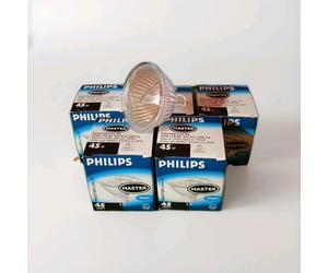 5 PEZZI Philips MASTER LINE ES LAMPADINA faretto ALOGENA 12V 45W 60 GRADI GU 5.3