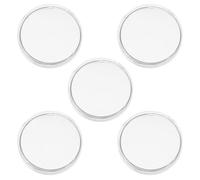 5 Pezzi Piastra di Petri in Vetro 90mm per Coltura di Laboratorio | Spessore Rinforzato, Sicura e Resistenza al Calore, per Terreni Agar e Studi su Tessuti Vegetali