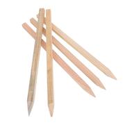 5 Pezzi Picchetti di Legno Appuntiti per Rilevamento | Segnaposto per Delimitazione e Vialetti, Inserimento Stabile nel Terreno, per Paesaggio e Tracciatura Sentieri