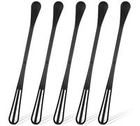 5 pezzi piccolo strumento per frusta, multifunzionale, mini cucchiaio per cucinare, piccolo set di frusta multifunzione in silicone per montare, mescolare, cuocere