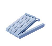 5 pezzi Plain Seal Folder per la conservazione degli alimenti, clip sigillata, piccola borsa, clip di chiusura, blu, robusta e conveniente alla moda
