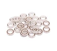 5 pezzi POM 683 684 685 686 687 689 sfere di vetro gabbia in nylon cuscinetti a sfere in plastica 3x7x2mm 3x7x3mm(686 6x13x3.5mm)