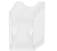 5 Pezzi Porta Carte IC Porta Carte per Display per Parabrezza Custodia per Carte per la Gestione dei Veicoli del Personale della Comunità (con adesivo)