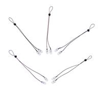 5 Pezzi Portatovagliolo Clip a Molla, Lunghezza Regolabile, Blu | Poliestere e Plastica, Uso per Clinica Dentale e Sala da Pranzo, Design Pratico e Portatile