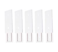 5 pezzi pratici e resistenti adesivi per strisce elettriche, adatti per scrivanie, armadi, supporti e banconi da cucina