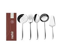 5 pezzi Premium Stainless Steel Service Set (18/10 Cr-Ni, 304 Rust-Proof) - Dishwasher Safe (SL5P-SHR-R01)