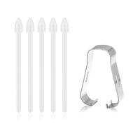 5 Pezzi Punte di Ricambio, Kit Punte S Pen Stilo Touch Compatibili con Galaxy S6/S6 Lite/S7/S7+/S7 FE/S8/S8+/S8 Ultra/S21 Ultra/S22 Ultra/S23 Ultra/Note10/Note10+/Note 20/Note 20 Ultra, Nero (Bianco)
