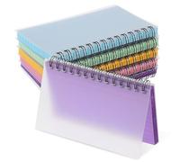5 Pezzi Quadernetto Piccolo a Righe Spirali Metalliche, Carta