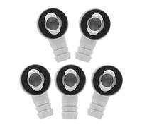 5 Pezzi Raccordo a Gomito per Scarico Condensa 15mm | Plastica Bianca, Anello in Gomma, Curva a 90 Gradi, per Manutenzione Climatizzatore e Tubi Stretti