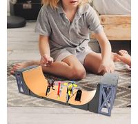 5 Pezzi Rampe per Skateboard da Dito Giocattoli Parco per Skateboard da Dito