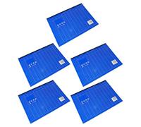 5 Pezzi Registro Inventario Blu in Carta per Ordini e Transazioni | Quaderno Portatile, Tracciamento Flusso Prodotti, Uso Casa e Scuola, Stile Minimale