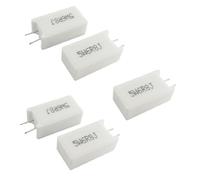 5 pezzi resistori fissi 5W 6,8 Ohm 5% radiale piombo cemento ceramico resistori singoli resistore di potenza Accessori specializzati