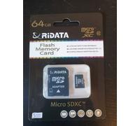 5 pezzi RiDATA 64GB Micro SDXC Flash Memory Card con adattatore