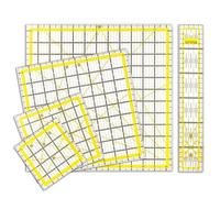 5 Pezzi Righe In Acrilico Per Cucito Righe Quadrate Righe Per Taglio Tessuto