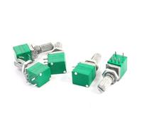 5 pezzi RK097 potenziometro RK097G B1K 5K 10K 20K 50K 100K 500K 15mm albero amplificatore audio potenziometri di tenuta 5 pin(500K Ohm)