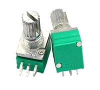 5 pezzi RK097G Doppio potenziometro B1K 5K 10K 20K 50K 100K 500K 6 pin Albero 15mm Amplificatore di potenza audio Potenziometri rotativi sigillati(10K Ohm)