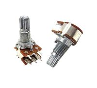5 pezzi RK125 12 tipo doppio B10K B50K B100K A50K amplificatore di potenza volume audio piccolo 148 potenziometro albero a fiore a 6 pin 15 mm(A50K)