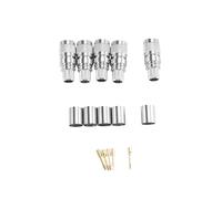 5 Pezzi RPTNC Maschio Dritto Senza Saldatura EZ per Connettore Coassiale A Crimpare RF per Cavo LMR400/RG8/H1000