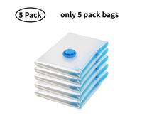 5 Pezzi Sacchetti Buste Sottovuoto per Vestiti Abiti Salvaspazio Valigia Sacchi