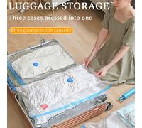 5 pezzi Sacchetti di stoccaggio sottovuoto trasparenti impermeabili, grande dimensione per quilts, vestiti, sacchetti da viaggio per risparmio di spazio, sacchetti organizzativi per armadi, camere da 