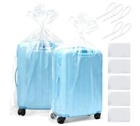 5 Pezzi Sacchetti Extra Large in Plastica Trasparente, 100 x 120 cm Extra Grandi Sacchetti Plastica Trasparenti, con 5 Fascette, per Bagagli, Valigie, Mobili, Trapunte, Giocattoli di Peluche