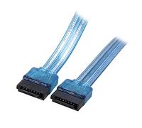 5 pezzi sata 3 iii Cavo, angolo di dritto 90 Sata3 Cavo dati piatto compatibile con Maxtor Seagate Sa Hitachi HDD SSD CD-ROM(18 inches,UV Blue)