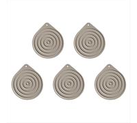 5 pezzi Scaldapiatti in silicone per microonde, tappetini riscaldanti antiscivolo