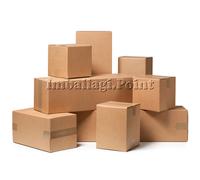 5 pezzi SCATOLA DI CARTONE imballaggio spedizioni 30x30x50cm scatolone avana