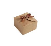 5 pezzi Scatola di imballaggio quadrata Borsa da matrimonio Scatole fatte a mano portatile compleanno for la festa della mamma(S1 9X9X6CM)